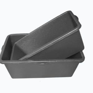 Rechthoekig watervat 65L ZW