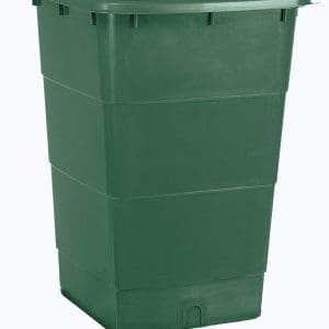 Vierkant vat + deksel 200 L GR