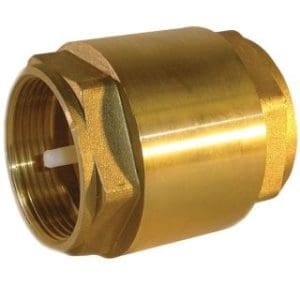 Messing Tussenklep 1½'' bin [FDH]