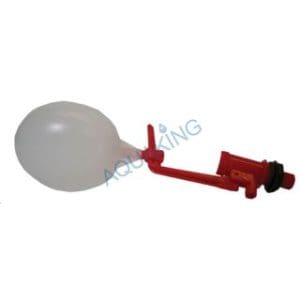 PE Vlotter ½" rood/wit