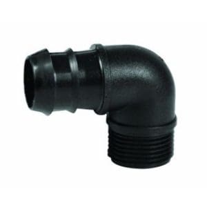 PE insteek knie tule 16 x ½'' buit