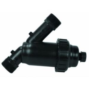 FLE Filter 1½'' met aftapkraantje verlopend op PVC 40