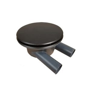 AquaKing Bodemdrain 110 - zwart Ø400mm - Deksel