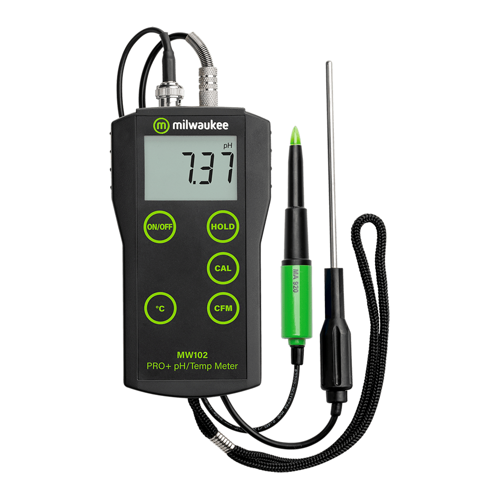 Milwaukee MW102-FOOD PRO+ pH and Temperature Meter with ATC meetapparatuur