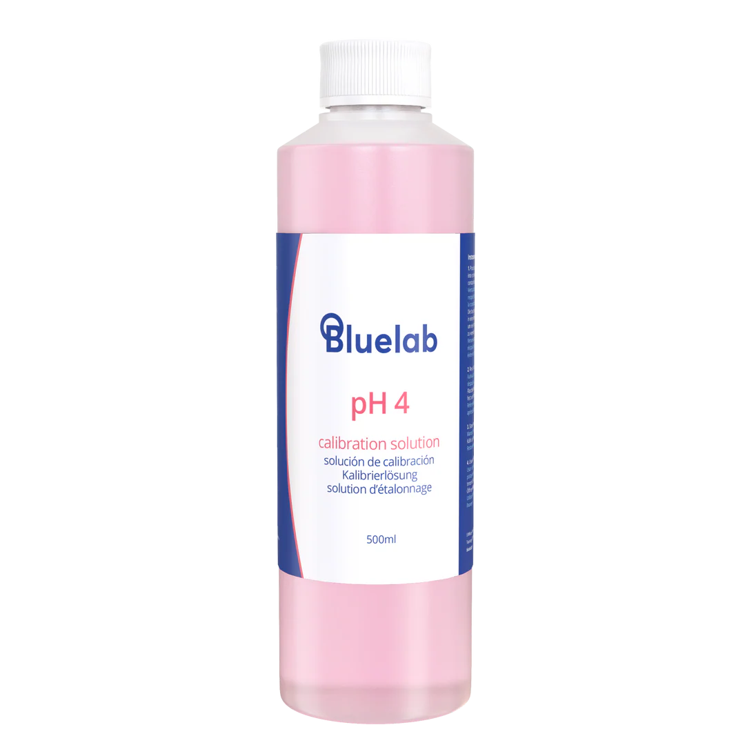 Bluelab pH 4.0 Calibration Solution - 500 ml Box of 6 EU kalibratievloeistof