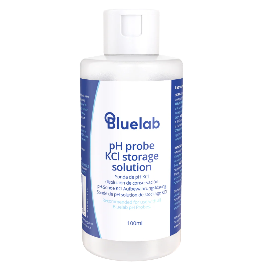 Bluelab pH Probe KCl Storage Solution - 100 ml Box of 6 EU onderhoudsmiddelen