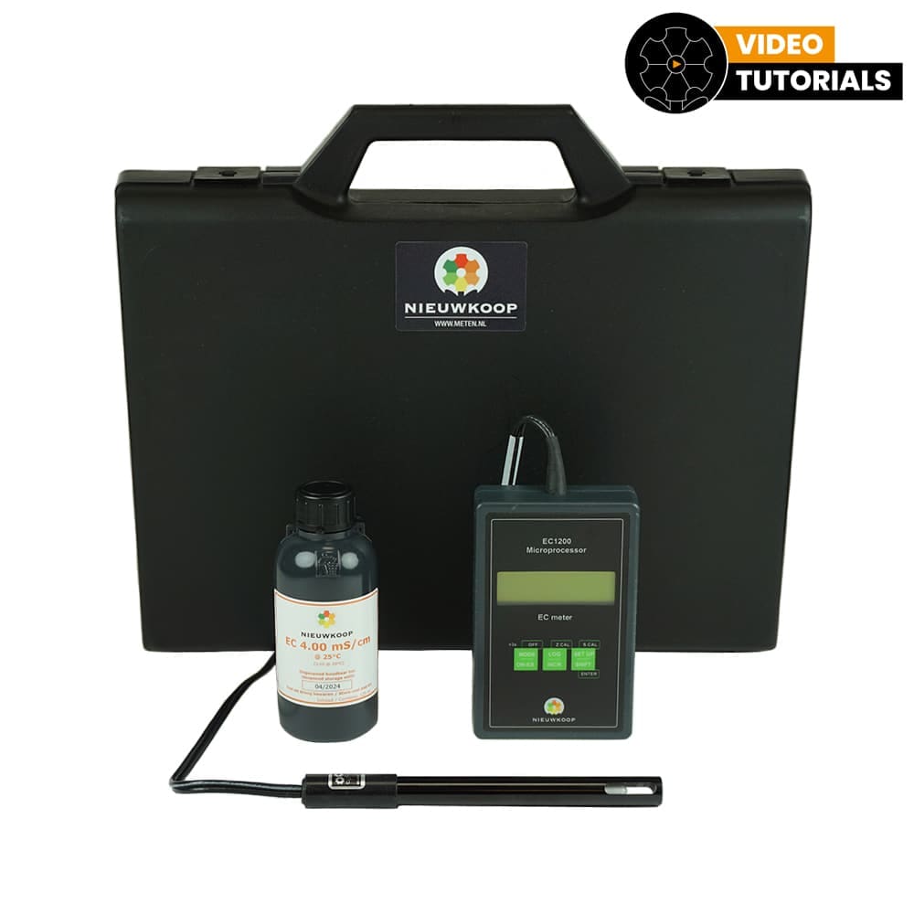 Nieuwkoop BV EC meter in carrying case, EC1200 ec-meters