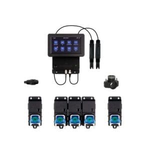 Aqua Master Tools C800 Pro Inline Expert Kit pH Regulation + 4 Nutrients controllers