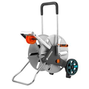Slangenwagen AquaRoll L Easy Metal geheel gemonteerd Gardena tuinbewatering