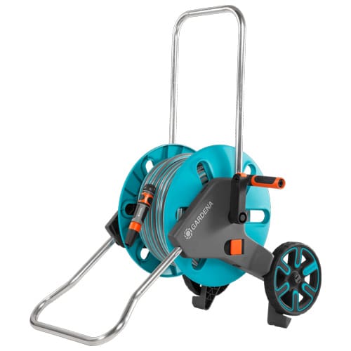Slangenwagen AquaRoll M set met 20m slang 13mm en tuinspuit Gardena tuinbewatering