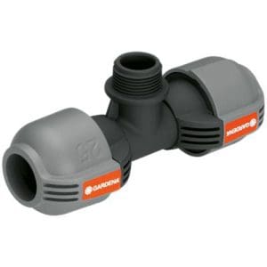 T-stuk buitendraad 25mm (3/4 inch) Sprinklersystem Gardena tuinbewatering