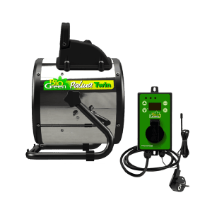 BioGreen Palma Twin Kachel 2 kW met externe thermostaat BioGreen