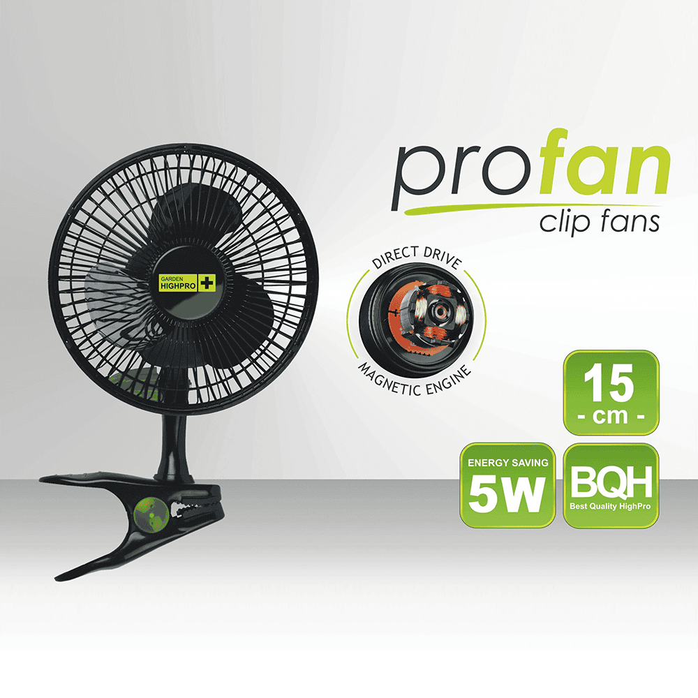 Garden HighPro ProFAN Clipfan 15cm / 5W ventilator