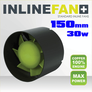 Garden HighPro inline fan 150mm / 30W ventilator
